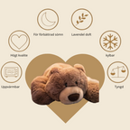 Björnen Gustav viktad 1,6 kg för sensorisk stimulans